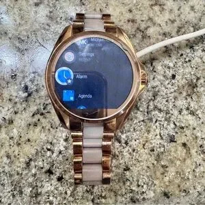 Michael Kors Gold and Pink Smartwatch with Charger Michael Kors MKT5004 - Access Bradshaw Watch • Watchard.com main image 4